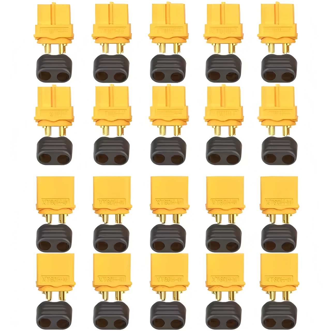 Drone Battery Adapter - 10/20 pasang Set Konektor XT60H dan