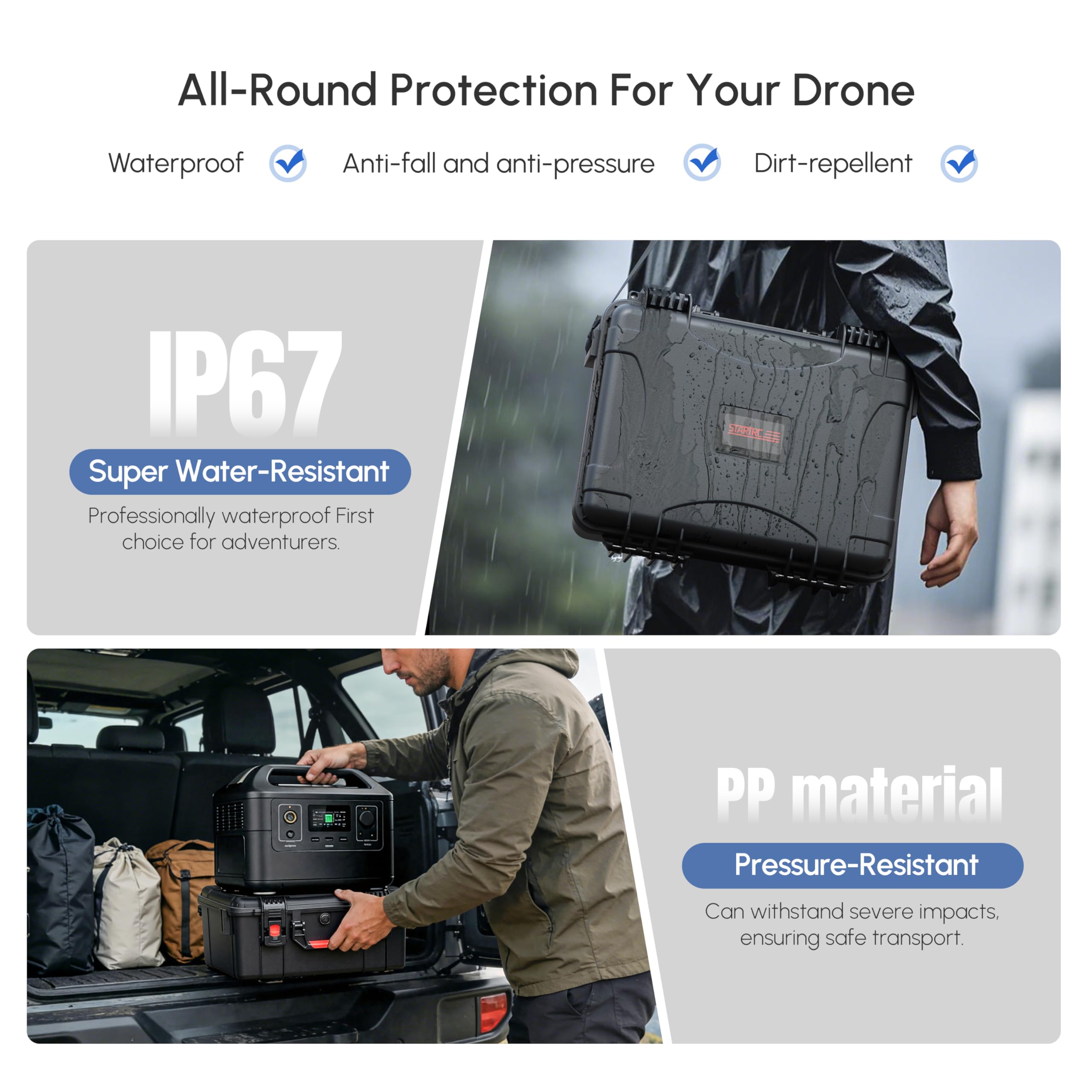Casing Keras Tahan Air untuk D - Drone Controller Hood ulasan dan harga